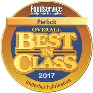Perlick Corporation LMD2-72L Lighted Liquor Bottle Display, Countertop, 2-Tier with White LED Lighting, - 72"W x 8"D x 8.5"H