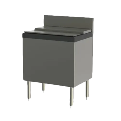Perlick Corporation TS30IC-EC TS Series Extra Capacity Ice Chest, Stainless and Galvanized Steel with 95 lbs. Ice Capacity - 30"W x 18.56"D