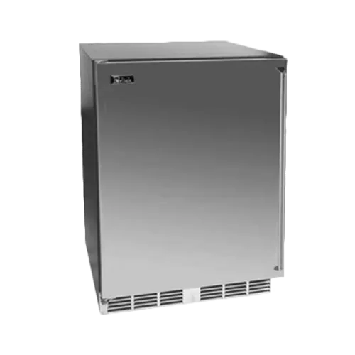 Perlick HC24FS4 23.88'' 1 Section Undercounter Freezer with 1 Right Hinged Solid Door and Front Breathing Compressor