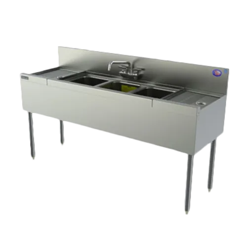 Perlick Perlick
TSD64C
Underbar Sink Unit,
 Compartment,
,
with and / 
- 720"W x 240"D