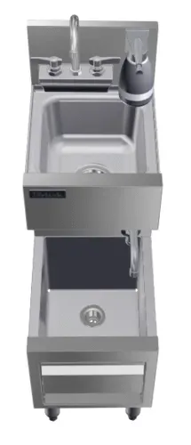 Perlick Perlick
TSF12CS
Underbar Sink Unit,
 Compartment,
,
with and / 
- 240"W x 120"D