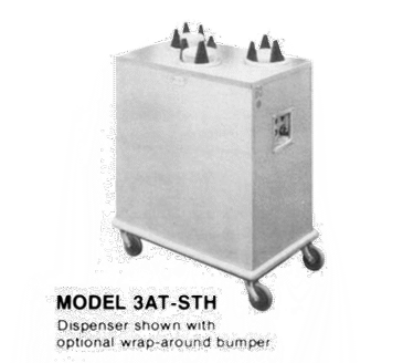 Piper Products/Servolift Eastern 3AT2-STH Dish Dispenser Piper Products/Servolift Eastern 3AT2-STH Dish Dispenser