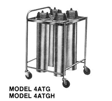 Piper Products/Servolift Eastern 4ATGH4 Heated Dish Dispenser Piper Products/Servolift Eastern 4ATGH4 Heated Dish Dispenser
