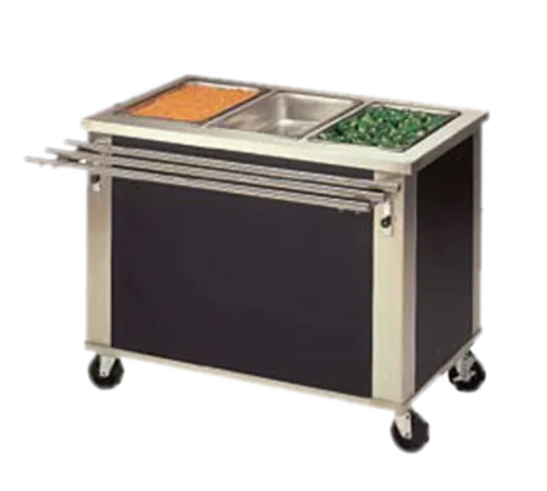 Piper Products 6-HF Elite 500 (6) 12" x 20" Hot Food Wells Electric Hot Food Serving Counter with Thermostatic Controls, 208 Volts