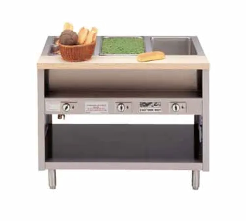 Piper Products DME-5-OS Pipermatic (5) 12" x 20" Hot Food Wells Electric Hot Food Serving Counter with Thermostatic Controls, 208 Volts