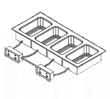 Piper Products/Servolift Eastern MD-2DM Hot Food Multi-Well Unit Piper Products/Servolift Eastern MD-2DM Hot Food Multi-Well Unit