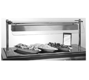 Piper Products/Servolift Eastern ND17060-OHD4 Berkeley Hotplate & Sneeze Guard with Heat Lamp Piper Products/Servolift Eastern ND17060-OHD4 Berkeley Hotplate & Sneeze Guard with Heat Lamp