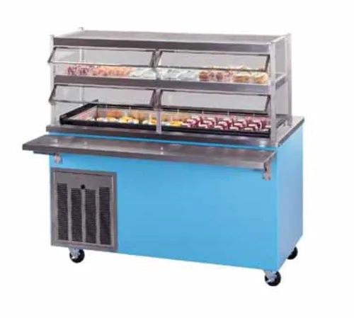 Piper Products R2-CM Two Pan Size Enclosed Base Cold Food Serving Counter