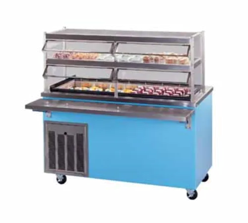 Piper Products R4-CB Four Pan Size Enclosed Base Cold Food Serving Counter