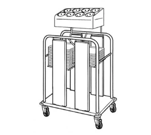 Piper Products/Servolift Eastern PTS/1520MO2 Mobile Tray & Silverware Dispenser
