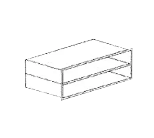 Piper Products/Servolift Eastern ROU-96 Open Understorage with Shelf