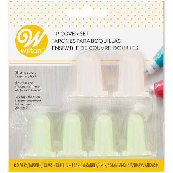 PIPING TIP COVER, 6 PC SET, SILICONE 414-916