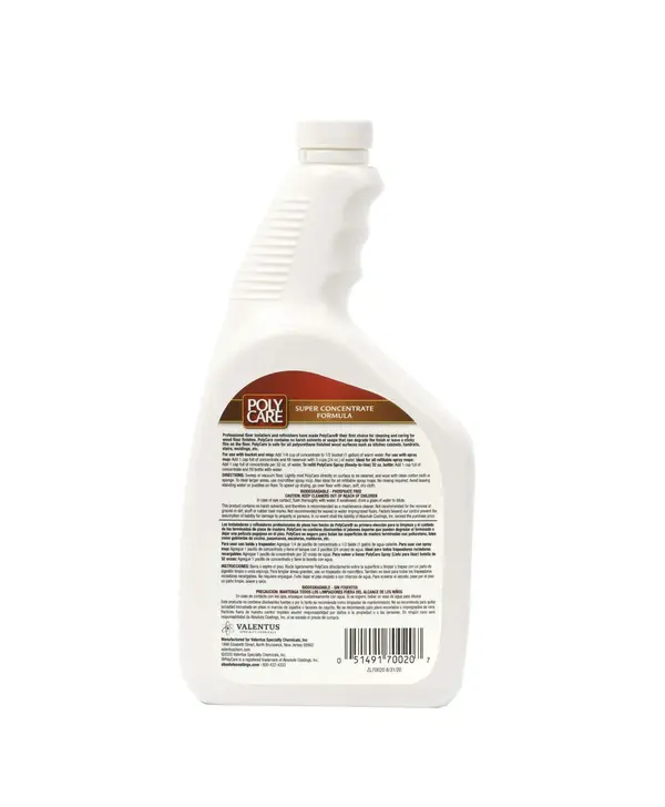 Polycare PolyCare Hardwood Floor Super Concentrate Cleaner - 32 Fl Oz 