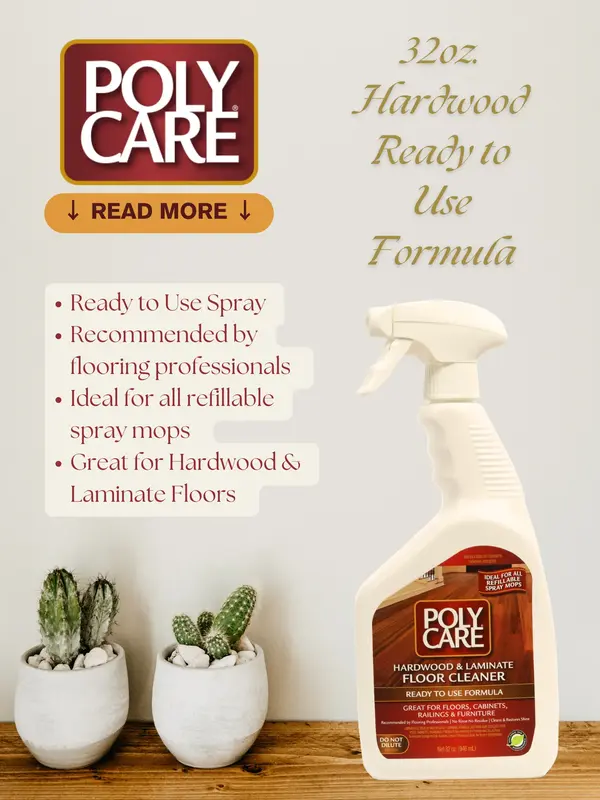 Polycare PolyCare Hardwood & Laminate Floor Cleaner Refill Spray - 32 fl oz