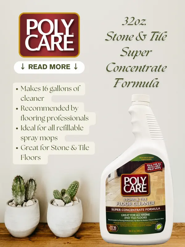 Polycare PolyCare Stone & Tile Floor Cleaner Super Concentrate - 32 Fl Oz 