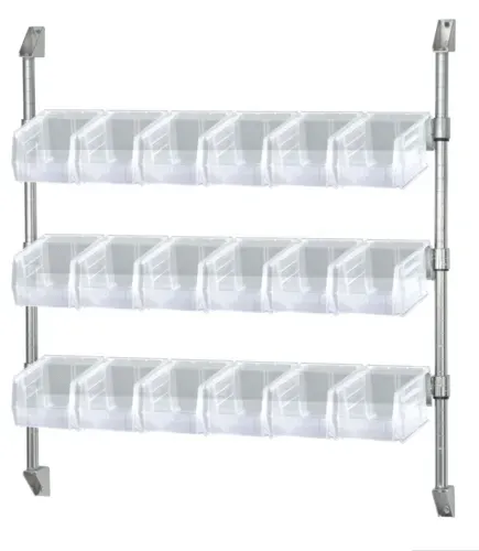 Quantum Food Service CAN-34-36BH-230CL Cantilever Bin Holder Post Wall Mount