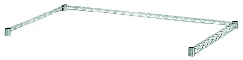 Quantum Food Service 1836FS NSF Stainless Steel 36.00"W x 18.00"D Wire 3-Sided Shelving Frame