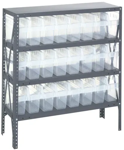 Quantum Food Service 1839-SB803CL Shelving Unit, Solid Flat