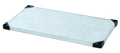 Quantum Food Service 1872SG NSF 600 - 800 lb. Capacity 18 Gauge Galvanized Steel Solid Shelf - 72.00"W x 18.00"D