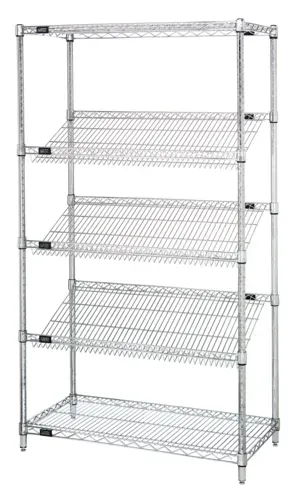 Quantum Food Service 2436SL6C NSF Shelf Wire Shelving Unit