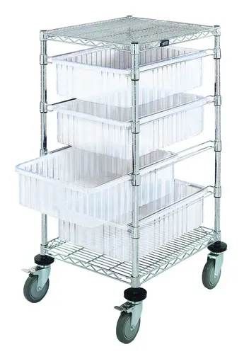 Quantum Food Service BC212434M1CL Cart, Bussing Utility Transport, Plastic