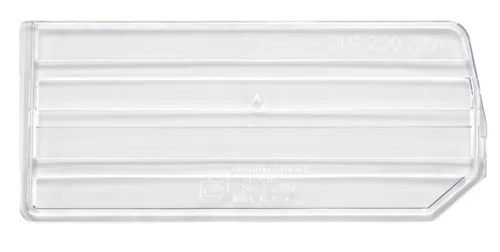 Quantum Food Service DUS230/235CL Bin Divider  clear