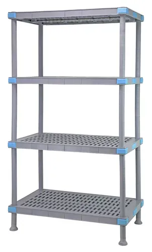 Quantum Food Service QP182474VS-4 Shelving Unit, All Plastic