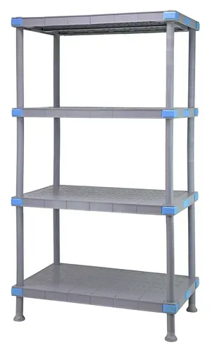 Quantum Food Service QP185474SS-4 Shelving Unit, All Plastic
