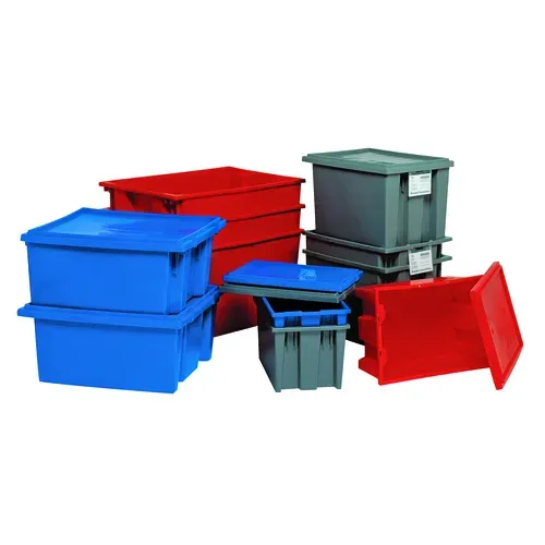 Quantum Food Service SNT195 Stack and Nest Tote  19-1/2"W x 15-1/2"D x 13"H