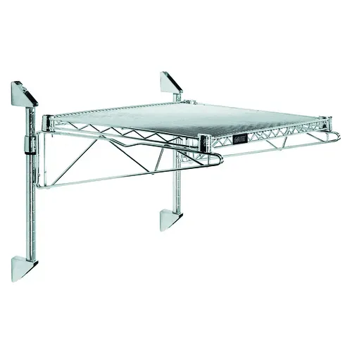 Quantum Food Service WC14-CB2442C Cantilever Single Shelf Post Wall Mount