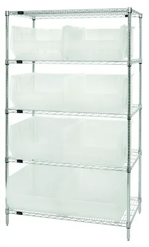 Quantum Food Service WR5-955CL Shelf Wire Shelving Unit