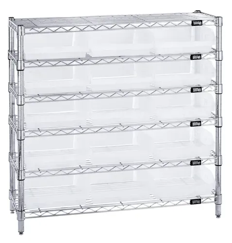 Quantum Food Service WR6-36-1236-109CL Shelf Wire Shelving Unit