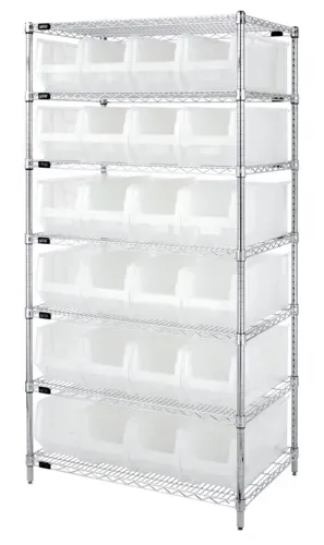 Quantum Food Service WR7-951CL Shelf Wire Shelving Unit
