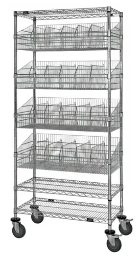 Quantum Food Service WRC74-1824-4BSKDLH Cart, Display Merchandising