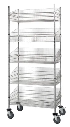 Quantum Food Service WRC74-BSK2424C-5 Cart, Display Merchandising