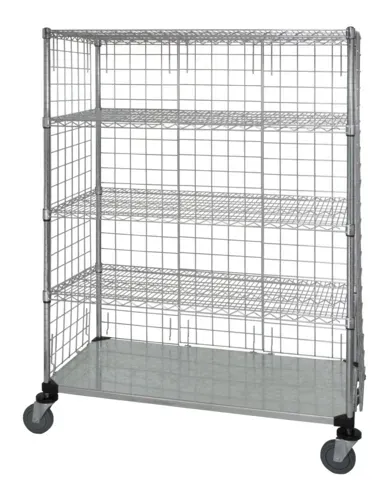Quantum Food Service WRCS4-74-2460EP-5 Shelf Wire Shelving Unit
