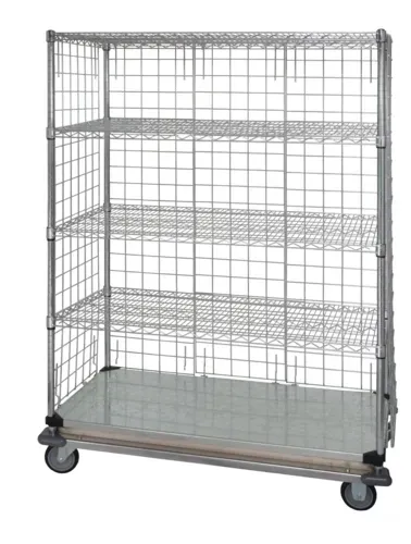 Quantum Food Service WRDBS4-74-2448EP-5 Shelf Wire Shelving Unit