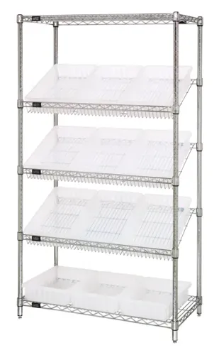 Quantum Food Service WRS-5-92035CL NSF Shelf Wire Shelving Unit