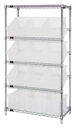 Quantum Food Service WRS-5-92080CL NSF Shelf Wire Shelving Unit