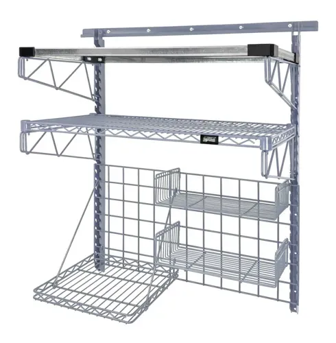 Quantum Food Service SGK-401836-3GY Store Grid Medium-Duty Kit