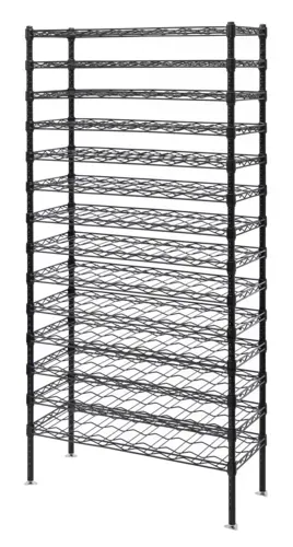 Quantum Food Service WR86-1448WSBK Wine Cradle Shelving Unit
