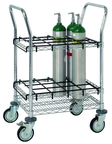 Quantum Food Service WRC-IT1824 Cylinder Transport/Inhalation Therapy Cart