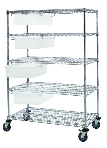 Quantum Food Service WRC5-63-2460-93060CL Bin Cart System