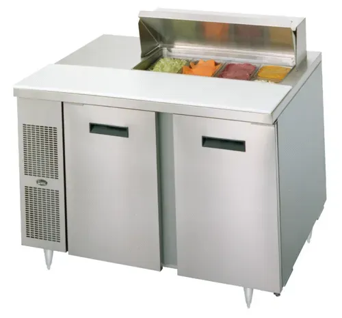 Randell Randell 9210-513 480'' 2 Door Refrigerated Sandwich / Salad Prep Table with