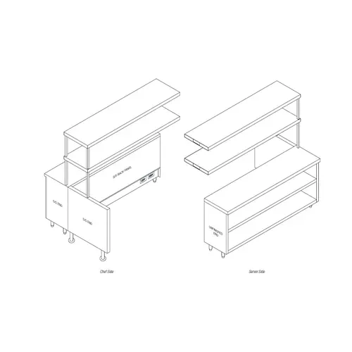 Randell Randell RCL-70.5 Modular Chef Service Counter