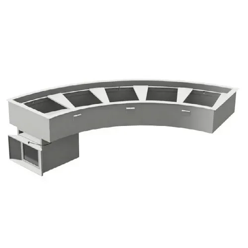Randell Randell RCP-5C-R250 Drop-In Curved Cold Food Unit