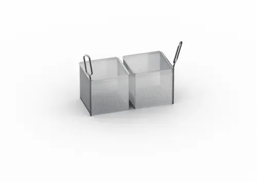 Rational 60.75.303 Portion Basket Kit  includes (2) 1/6 GN perforated baskets