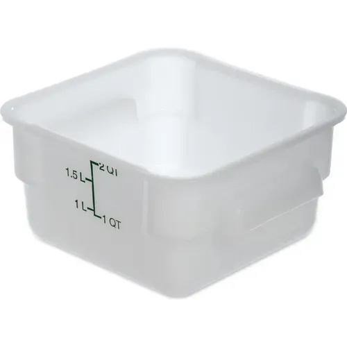 San Jamar San Jamar 11960PE02 Carlisle - Squares Food Storage Container