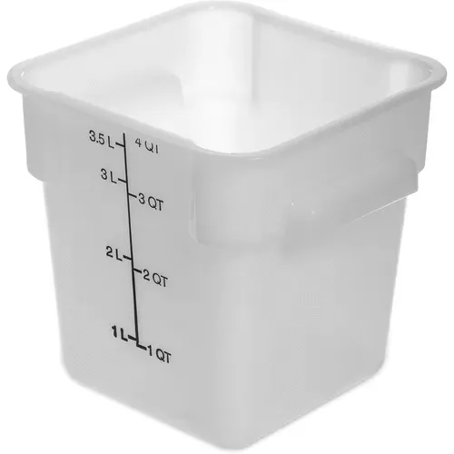 San Jamar San Jamar 11961PE02 Carlisle - Squares Food Storage Container