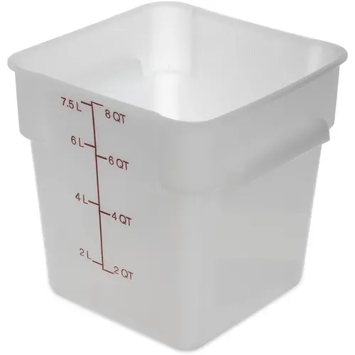 San Jamar San Jamar 11963PE02 Carlisle - Squares Food Storage Container